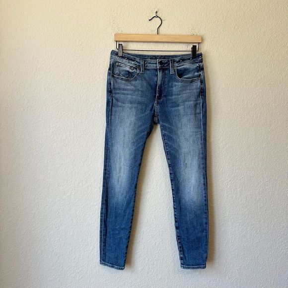 HALE by AG Drew Sculpted High Rise Skinny Crop Jeans with Studs - Picture 1 of 15